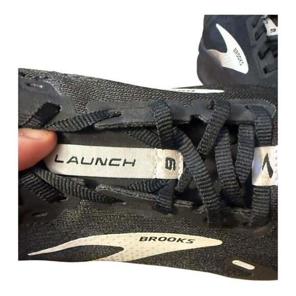 Brooks Launch 9 Black Running Shoe Black Men size 11.5 2E extra wide - Picture 5 of 9